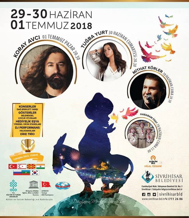 2018 sivrihisar nasrettin hoca festivali - Uluslararası Nasreddin Hoca Kültür ve Sanat Festivali